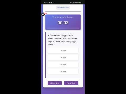 LIVE: 20 Egg Math Puzzles Challenge with Timer! 🥚⏱️