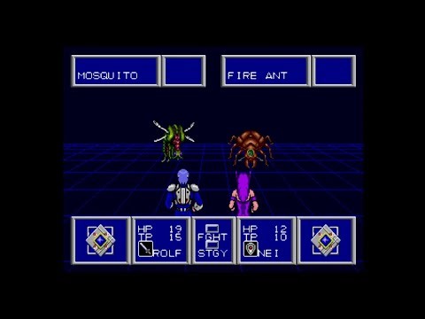 SEGA Mega Drive Classics PS4: Phantasy Star II: Prologue Gameplay