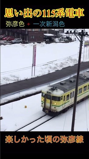 思い出の115系電車 弥彦線(燕三条駅付近) 撮影:2022