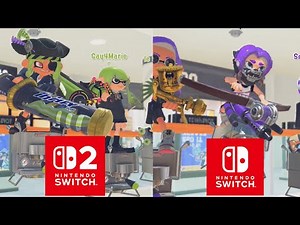Splatoon 3 Switch 2 VS Switch 1 Comparison
