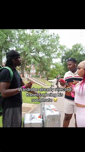 Wardrobe already rejected Kanel for being his roommate 😭 #wardrobe #kaneljoseph #streameruniversity #viralvideo