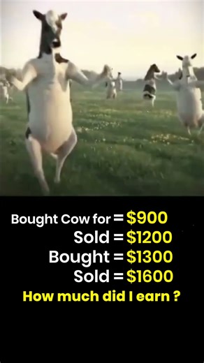 Everyone Gets This WRONG! 🤯 Can YOU Solve the Cow Profit Puzzle?
