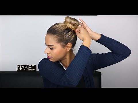 How to properly use a bun with a bun cushion? ★ I'll show you how ★ Bun tutorial