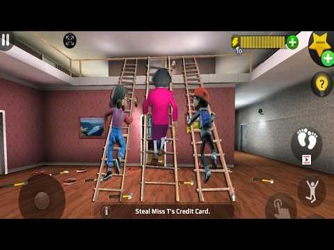 Scary Teacher 3D - New updater - troll Miss T fell face down so fun part 5595 #scaryteacher3d