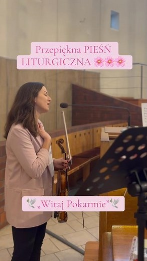 „Witaj Pokarmie”🤍 liturgiczna pieśń na ślub #oprawamuzyczna #oprawamuzycznaślubu #ślub #śpiew