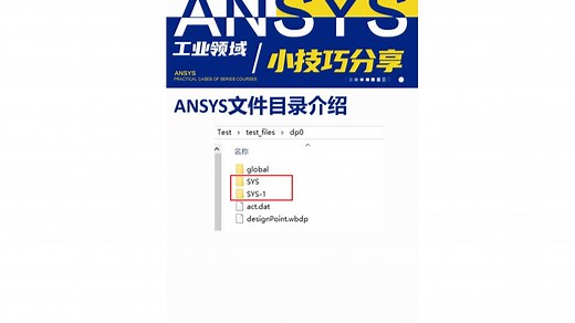 ANSYS：3 分钟解锁目录文件