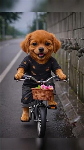 The Poor Dog’s Bicycle Was Destroyed… But What He Did Next Shocked Everyone! 🐶🔥