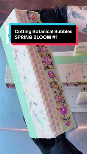 Cutting Botanical Bubbles: Spring Bloom Soap