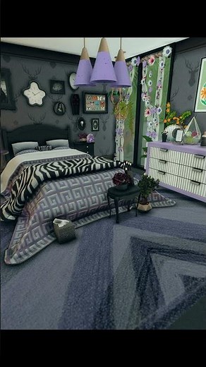Whimsical Witch House Photo Tour 📸✨ | Sims 4 CC #shorts