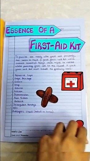 Sewa project on First Aid #schoolproject #projects #schoollife