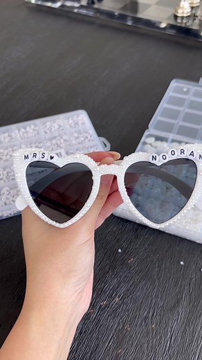 DIY Bride Sunglasses Tutorial - Wedding TikTok Ideas