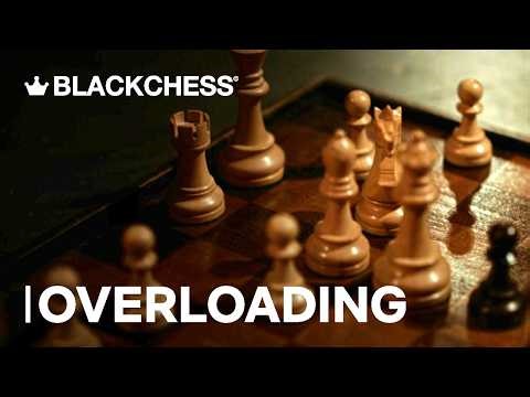 Overloading in Chess | Learn the Tactic That Wins Material in 2 Minutes | BlackChess