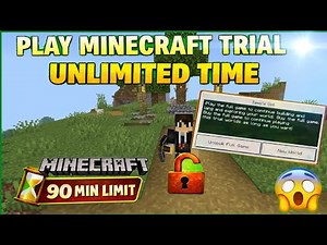 How to Play MINECRAFT TRAIL Unlimited Time 😱 | 100% Working Trick