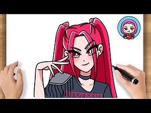 How to Draw Mira Kpop Demon Hunters Step by Step