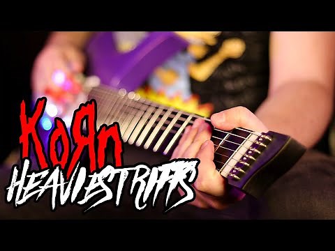 TOP 10 KORN HEAVIEST RIFFS - Munky and Head's picks