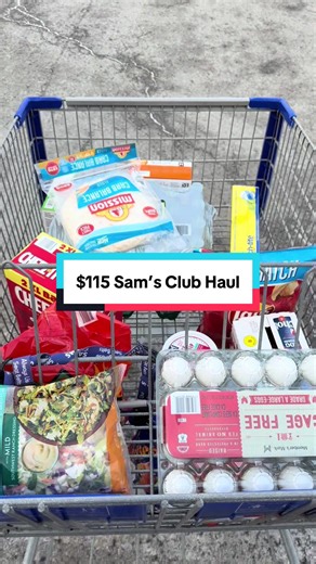 $90 Grocery Shopping Haul at Sam's Club