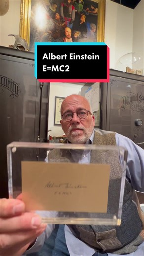 The Ultimate Flex: Einstein's E=MC2 Autograph Story