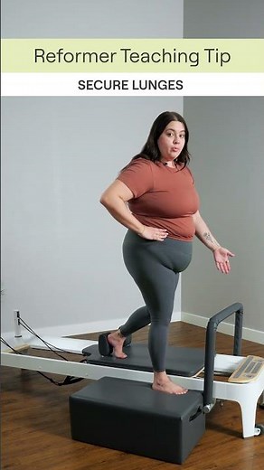 Safe Reformer Lunges | Expert Teaching Tips for Perfect Form & Alignment