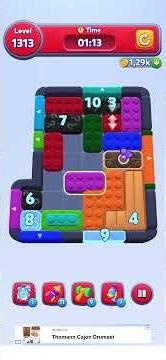 Color Block Jam, Level 1313, Real time, tutorial