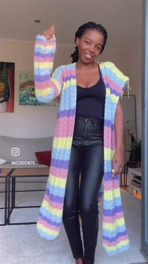 #crochet #tutorial #cardigan #accrochets