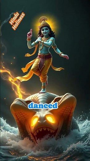 "Krishna’s Dance on Kaliya: The Miracle That Purified Yamuna 💃🐍"