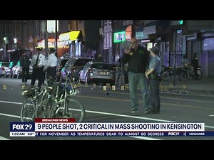 Kensington shooting: 9 shot, 2 critical, after suspects fire into crowd