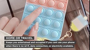 Pop It Phone Case Compatible with iPhone X/XS (Bear) - Fidget Pop It Bubble Wrap iPhone X/XS Case - Cute iPhone X/XS Case for Girls – Fidget Toy Phone Cover Pop It Case