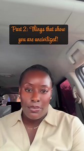 Things That Make You UNCIVILIZED! Part 2 | Etiquette Tips