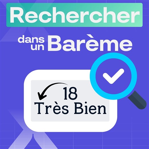 😎 Et si une simple formule te permettait de chercher dans un barème sans effort ? 🤩 Diffuse l’astuce et deviens la référence Excel de ton équipe. 📩 Ne manque pas mon guide gratuit : "Top 10 des astuces de saisie Excel" ! 👉 Télécharge-le ici : http://cours.excel-en-ligne.fr/Top10-astuces #Excel | Axel Formateur Excel