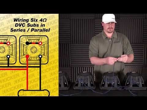 Subwoofer Wiring: Six DVC Subs in Series Parallel