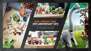 LEGO Jurassic Park 30th anniversary sets visual tour and gallery