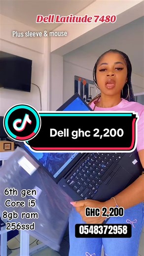 Dell Latitude 7480 Laptop Package - Ghc 2,200