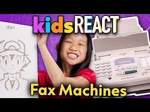 Kids React To Fax Machines! | Kids REACT