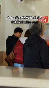 11K views · 195 reactions | Aztec Death Whistle In Public Restroom - - - - - - - #instagramreels #fyp #viral #fyp #explorepage #prank #pranks #funnyvideos #funny #prankvideo #trending #pranksgonewrong #prankster #reels #karen | NottAlejandro | Facebook