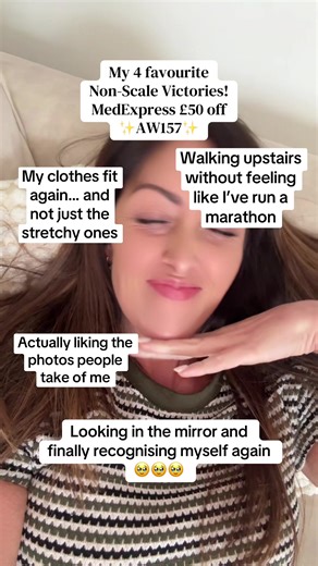 MedExpress has helped me achieve all these things! If you’re on the fence, take that bloody leap! ✨ You can check your eligibility online and use code AW157 for £50 off 💖 #medexpress #medexpresscode #medexpressdiscountcode