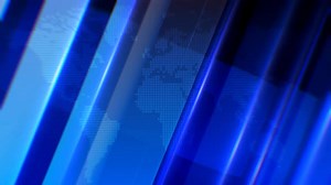 Blue World Map News Background 4K