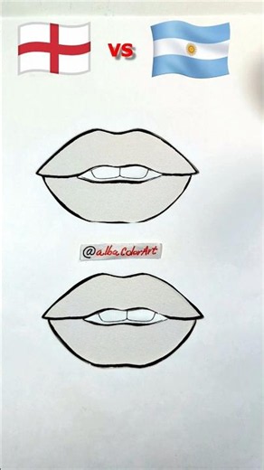 🏆England Vs Argentina🎉 Who will win the World Cup 2026? Easy Painting Idea #diy #art #tutorial