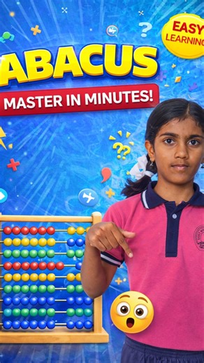Abacus Tricks That Make You Faster Than Calculator! 😱🧮 #Shorts #abacus #maths #education