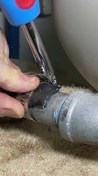 Quick Fix For A Pin Hole Leak On A Water Pipe! #plumbing #hack #helpingothers