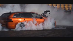 Epic burnout championship competition showcasing Australia's most extreme tire-shredding machines