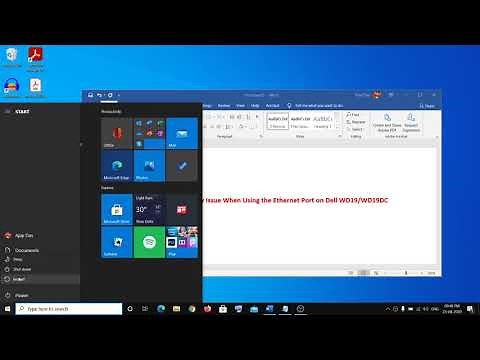 Fix Intermittent Internet Connectivity Issue When Using the Ethernet Port on Dell WD19/WD19DC Dock