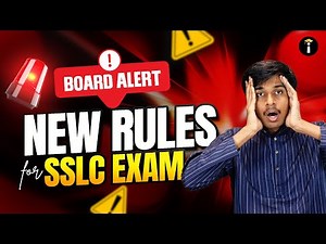 🚨 Board Alert! New Rules for SSLC Exam – Must Know