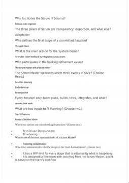 Safe 50 Study Guide Mastering The Scaled Agile Framework