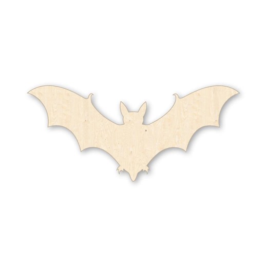 Bat Wood Cutout – Halloween Vampire Bat Silhouette Laser Cut Birch for Spooky Decor - Etsy