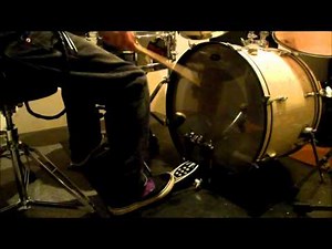 ドラム練習！　バスドラムのダブルのコツ！体の使い方！ 森谷ドラムスクール