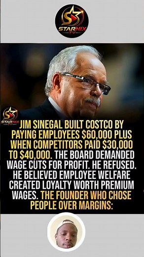 The Costco Founder Who Chose Workers Over Billions 💯👏#Costco #Business #SuccessStory