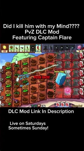 Flare has mind powers - PvZ DLC Mod (ft. Captain flare)