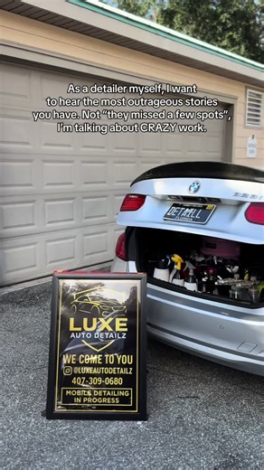 Let me know down below ⬇️ 🤣 Interested in getting your investment professionally serviced ? Look no further ! Luxe Auto Detailz‼️we provide premium, professional auto detailing services that leave your vehicle looking and feeling brand new. From deep cleaning and paint correction to ceramic coating and interior rejuvenation, we’ve got you covered. Experience a spotless, shining car inside and out—because your vehicle deserves the Luxe treatment. 🔹 Schedule your appointment today! 🔹 Mobile ser