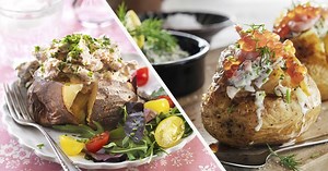 Bakad potatis med 10 goda fyllningar