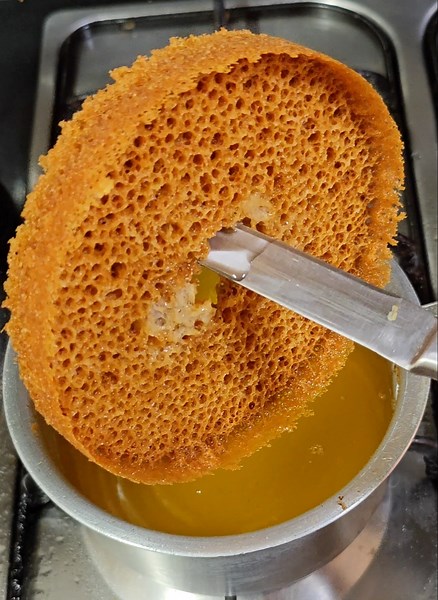 Ghevar DelightTraditional Rajasthani Ghevar Sweet & Crispy Ghevar Homemade Ghevar Festival Special